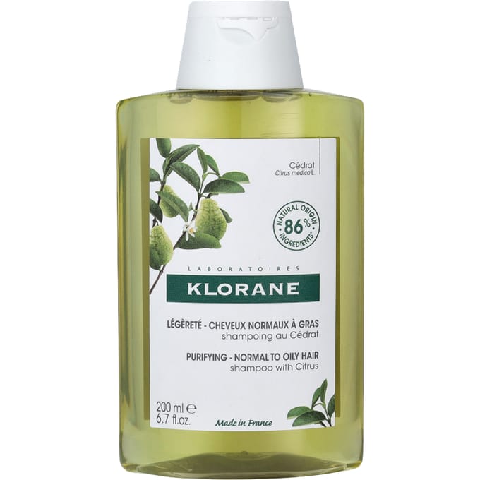 Klorane Purifying Shampoo With Citrus Pulp200 ml.