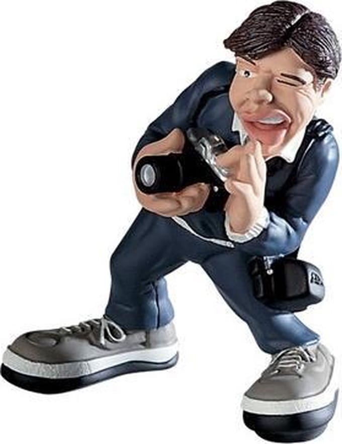 Antartidee - beeldje - fotograaf - Italiaans - Design