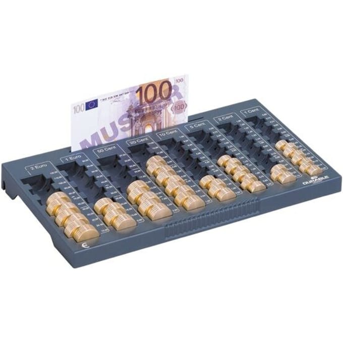 Geldsorteerbak Durable euroboard L 324x34x190mm