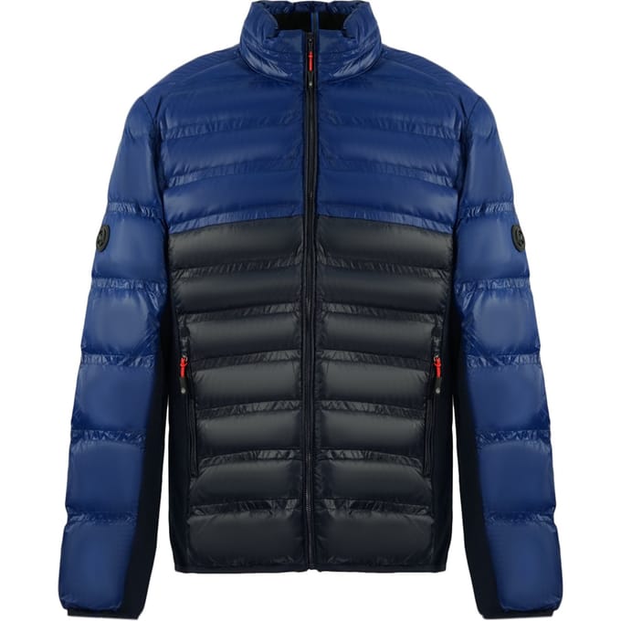 Michael Kors Penton Quilt Fibre Down Blue Jacket
