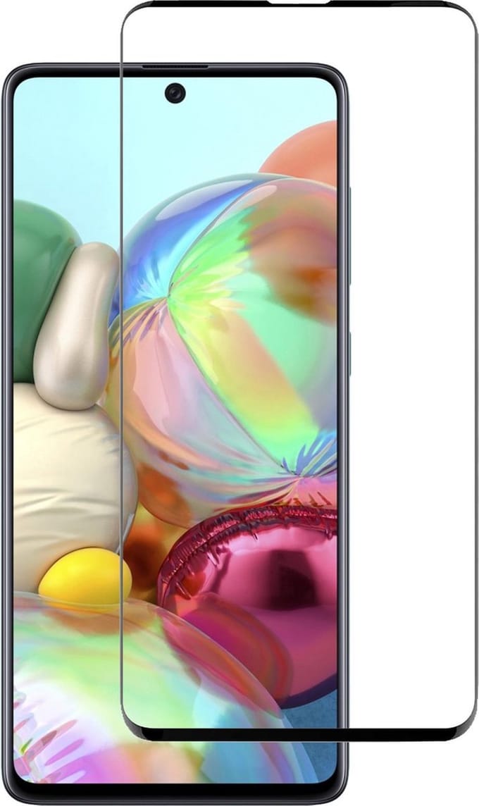 Screenprotector - Geschikt voor Samsung Galaxy A71 - Full Cover - Beschermglas - Gehard Glas - Tempered Glass - Screen Protector