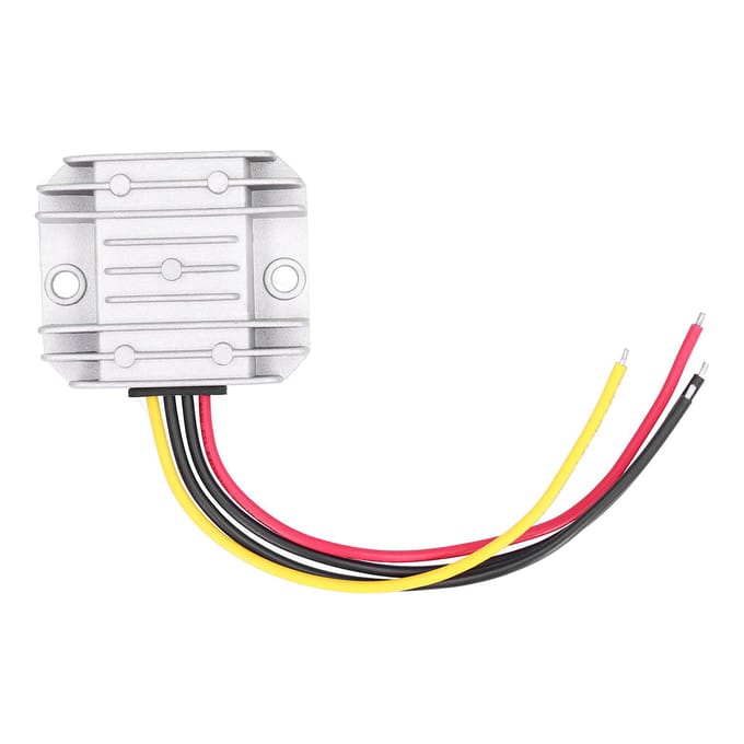 DCDC Converter 24V naar 12V 10A 120W StepDown Waterdichte Spanningsregelaar Transformator white