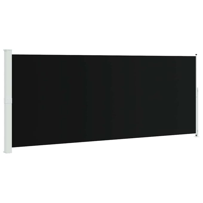 vidaXL Tuinscherm uittrekbaar 200x500 cm zwart