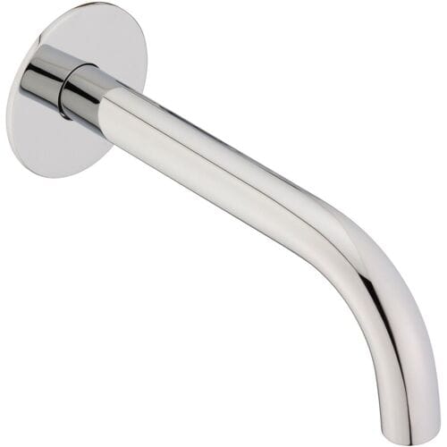 Herzbach replacement wall spout 24 cm with rosette 80.458200.1.01