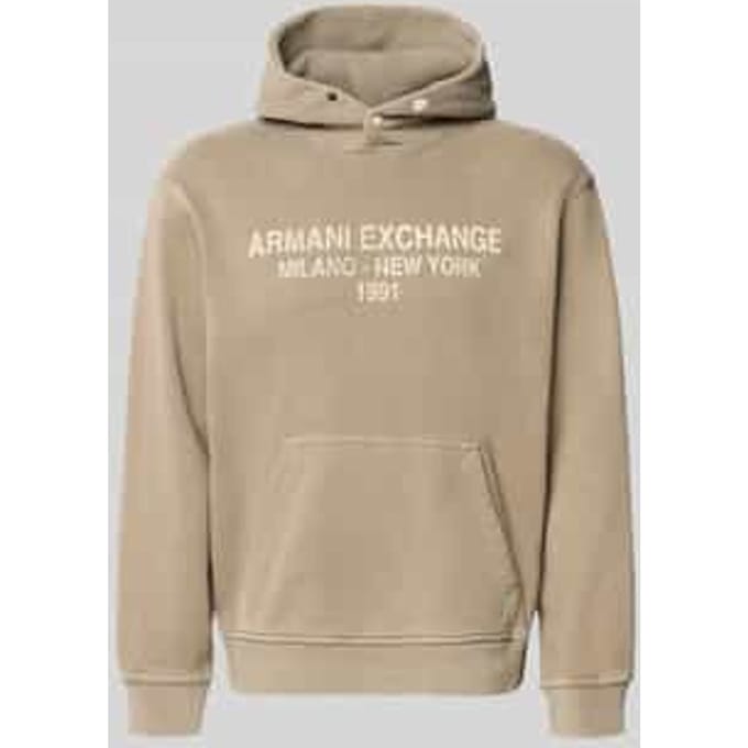 hoodie met labelprint