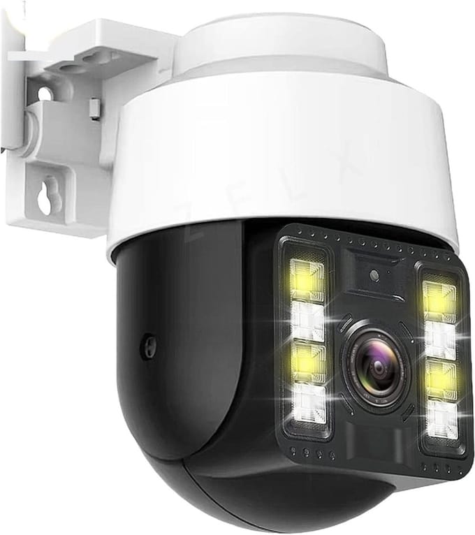 Beveiligingscamera Buiten - IP Camera Dome - Huisbewaking - AI Bewegingsdetectie - 3MP - Upgrade