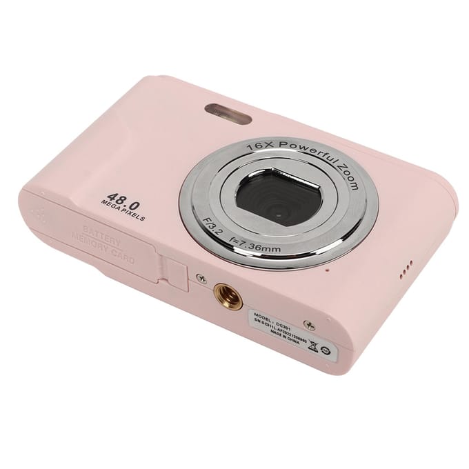 Digitale Camera 48MP 16x Zoom 1080P HD 2.4 Inch IPS Display Mini Compact Zakcamera