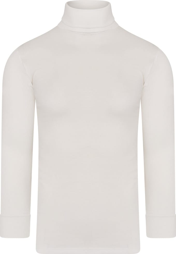 Thermo colshirt dames - Thermo ondergoed - Thermisch - Hoge hals - Wit / L