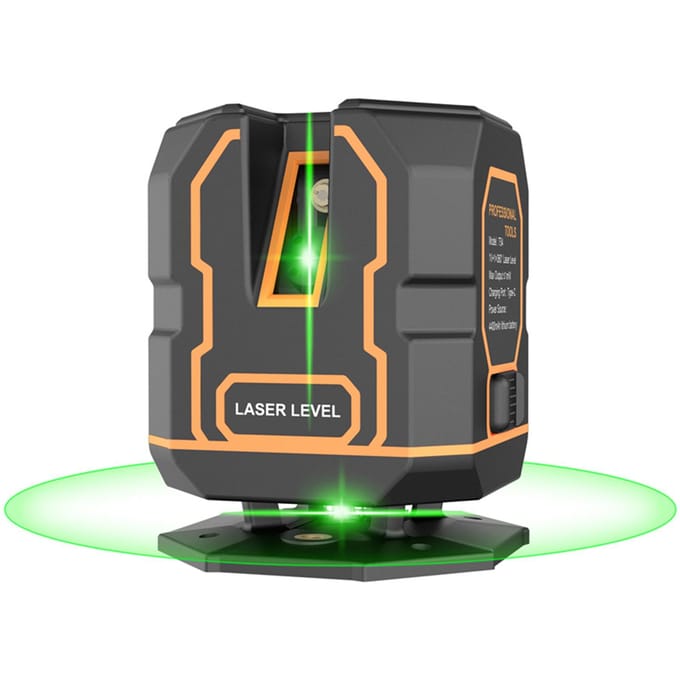 Niveau Laser à lignes croisées avec support 30M/ 98FT auto-nivelant 360 degrés horizontal 120 degrés with Bracket vert