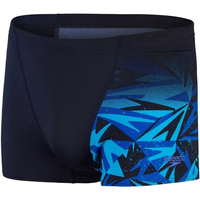 Speedo Hyper Boom zwemshort voor heren (ZWART/BLAUW)