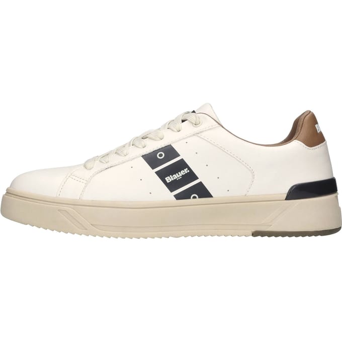 Blauer Witte sneakers