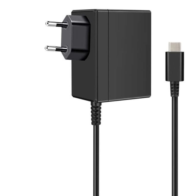Accessoires Nintendo Switch,Chargeur adaptateur secteur pour Nintendo Switch,15V-2,6a,charge rapide,compatible avec - Type EU Plug