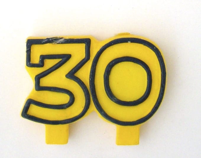Kaars 30 Fun/stk