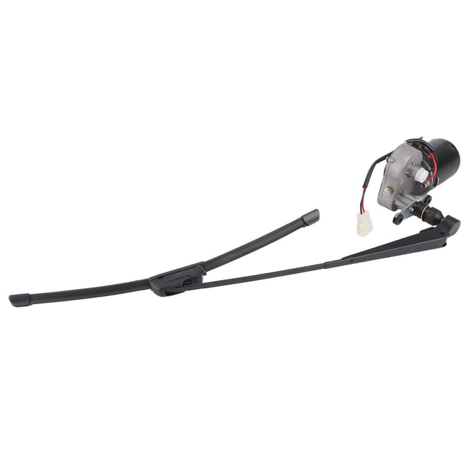 Elektrische Ruitenwisser Montagekit Motor Wisblad Arm Watersproeier Pot Slang voor UTV ATV white