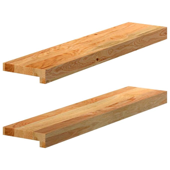 vidaXL - Vensterbanken - 2 - st - 70x15x2 - cm - massief - eikenhout - lichtbruin