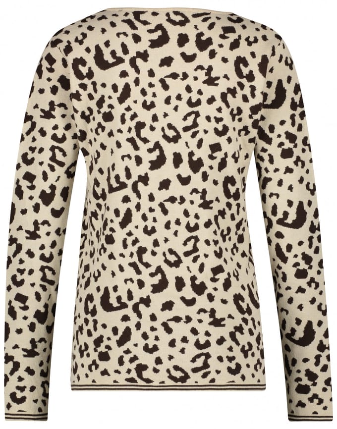 Pullover | Animal ecru - Animal ecru / S