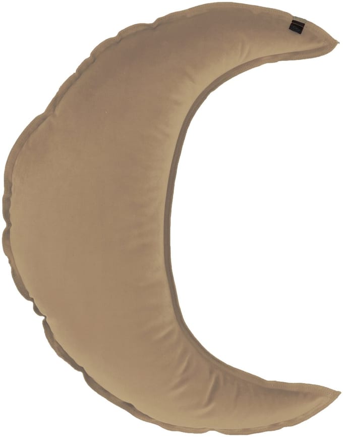Overseas Moon Velours Kussen - Beige