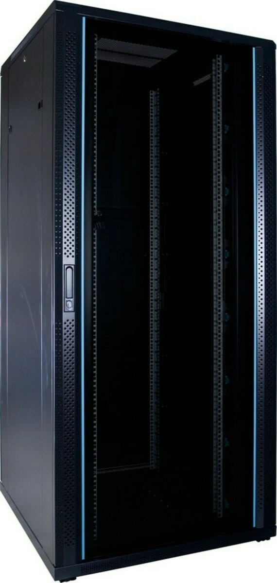 DSIT 37U serverkast met glazen deur 800x800x1800mm (BxDxH) - serverbehuizing - serverrack - 19 inch