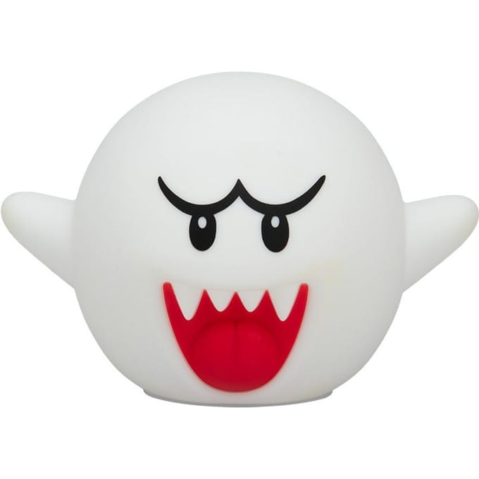 Super Mario, Boo SquishyGlo nachtlamp – siliconen licht, oplaadbaar, Officieel gelicentieerd - Paladone