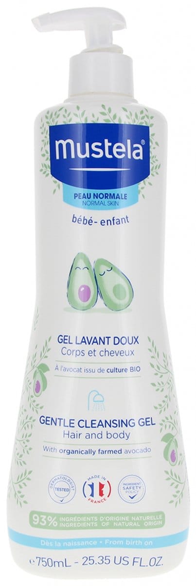 Mustela Avocado Gentle Cleansing Gel 750 ml