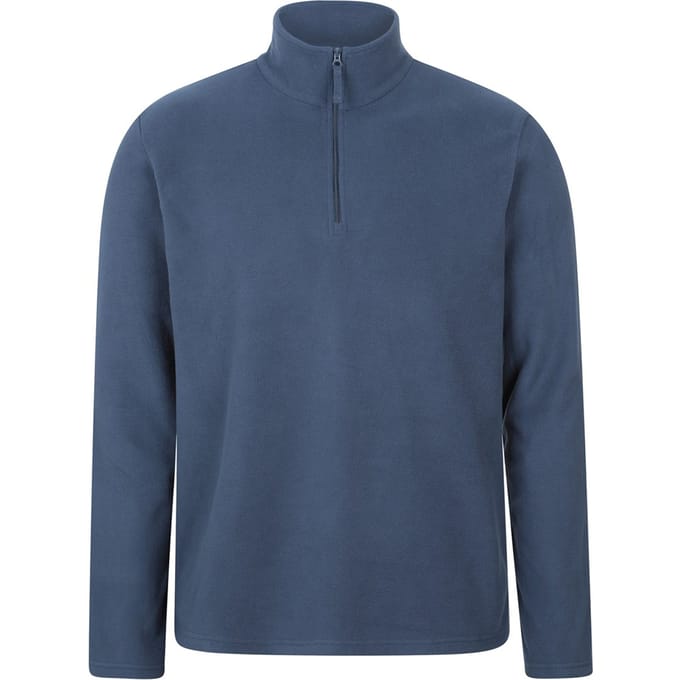Mountain Warehouse Heren Camber II Half Zip Fleece (Blauw)