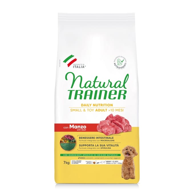2x7kg Small & Toy Rund & Rijst Trainer Naturel droog hondenvoer