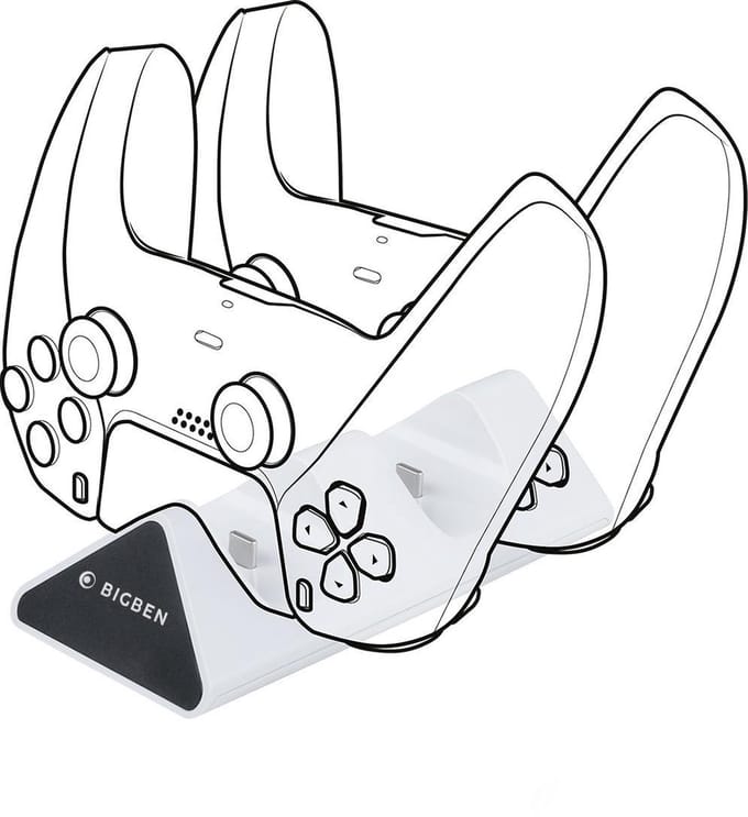 BigBen Interactive Charging Station for 2 Controllers (PS5) - Miscellaneous Accessoires voor spelconsole - Sony PlayStation 5