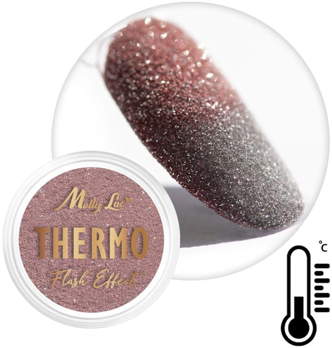 MollyLac Thermo Flash Effect Serie - Nagelpoeder - 0,5g - Kleurveranderend
