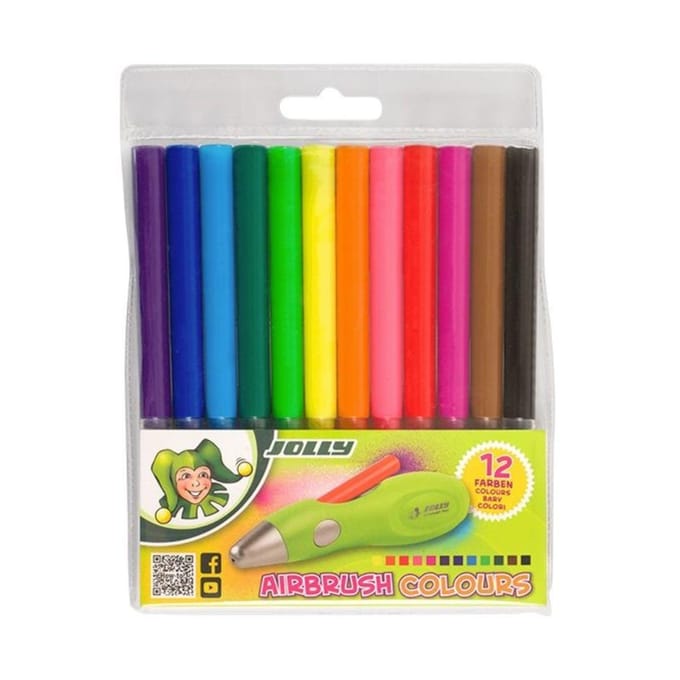 Navullingen voor AirBrush Fun Jolly - 12 kleuren