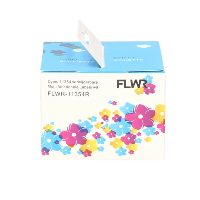 FLWR Dymo 11354R verwijderbare Multi functionele labels 57 mm x 32 mm wit