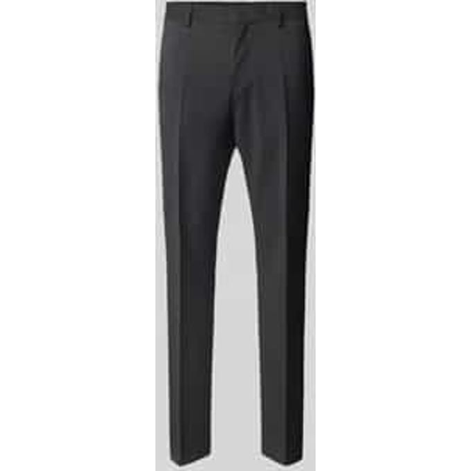 Regular fit pantalon met persplooien, model 'Genius'