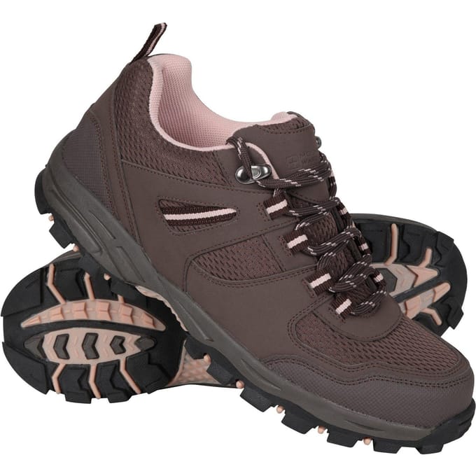 Mountain Warehouse Dames/dames Mcleod brede wandelschoenen (Donkerbruin)