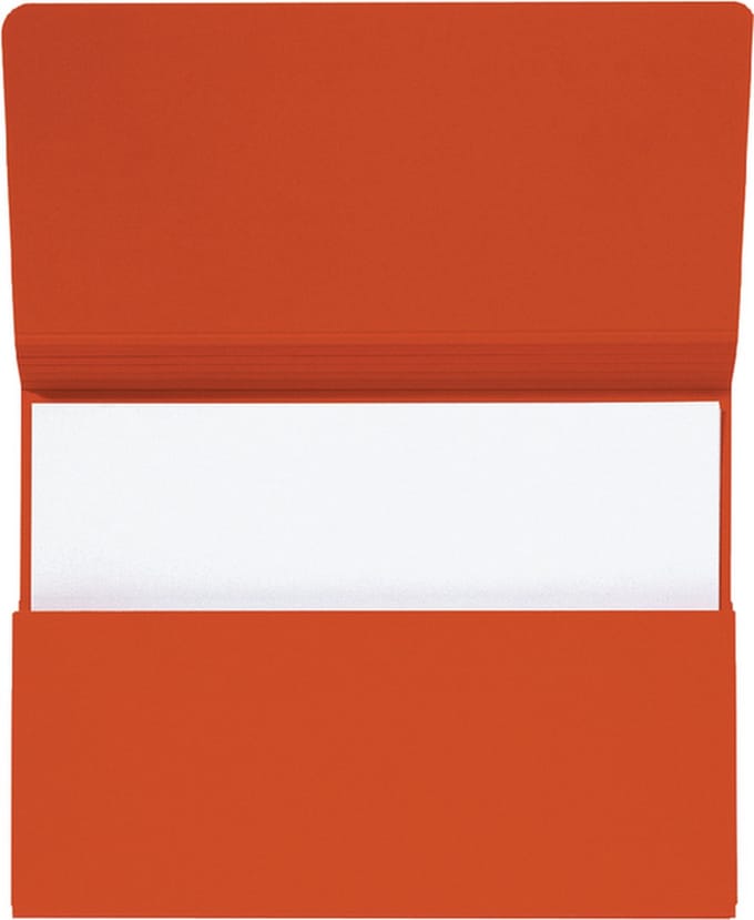 Pocketmap folio: (seal a 10 stuks): rood: Secolor (11) Doos 5 Pak