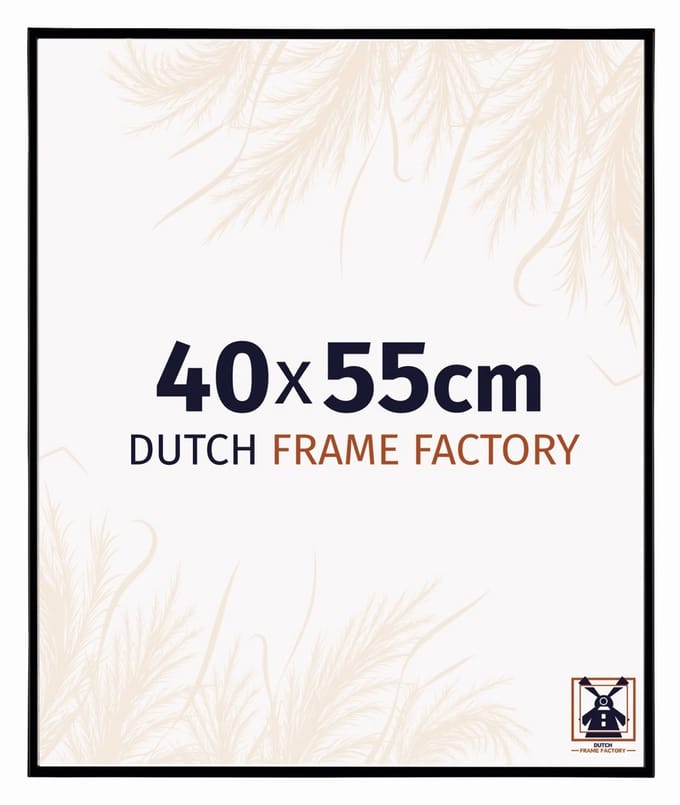 Fotolijst 40x55 cm - Kunststof - Zwart Mat - Easy