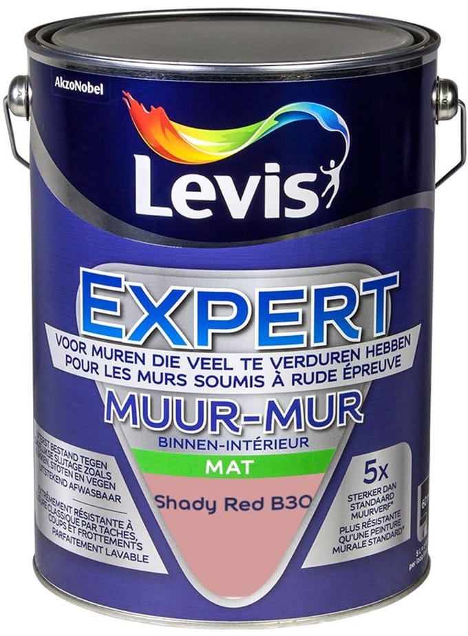 Levis - Expert Muur Binnen Mix - Shady Red B30 - Mengverf - 5 L