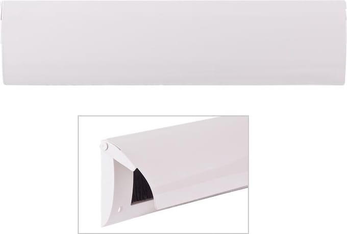 Tochtklep - Wit - Kunststof - door-line - 52.00.110 binnen