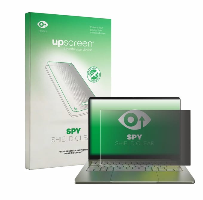 upscreen - privacy screenprotector voor Acer Swift Air 14 - Folie Beschermfolie Blauwlichtfilter