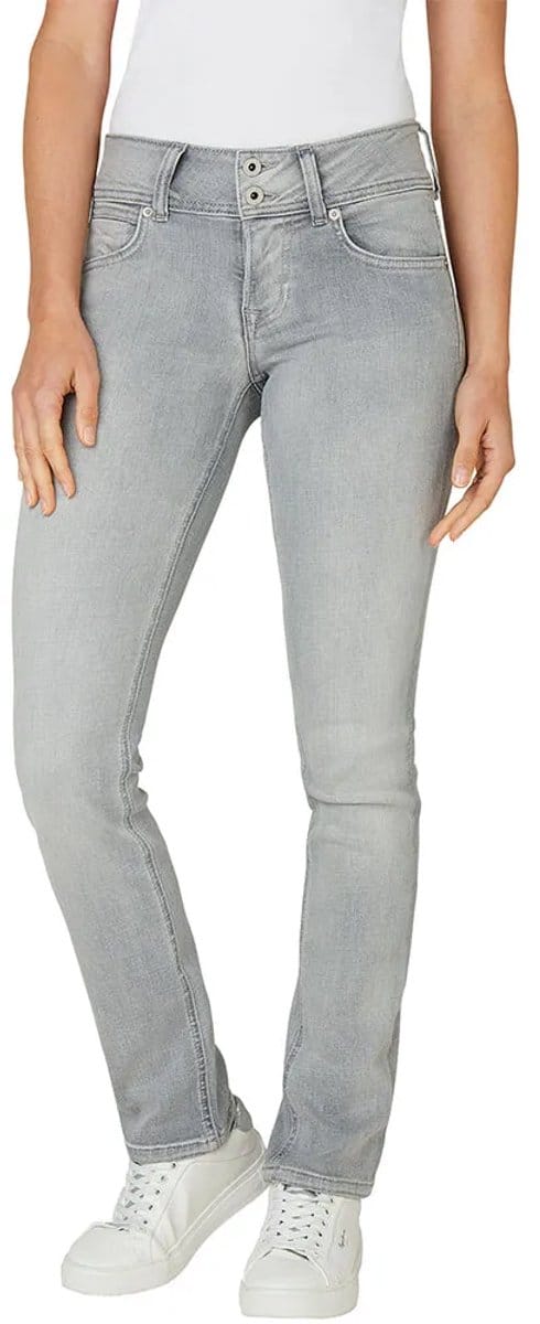 Pepe Jeans Venus Slim Fit Lage Taille Jeans Grijs 29 / 30 Vrouw