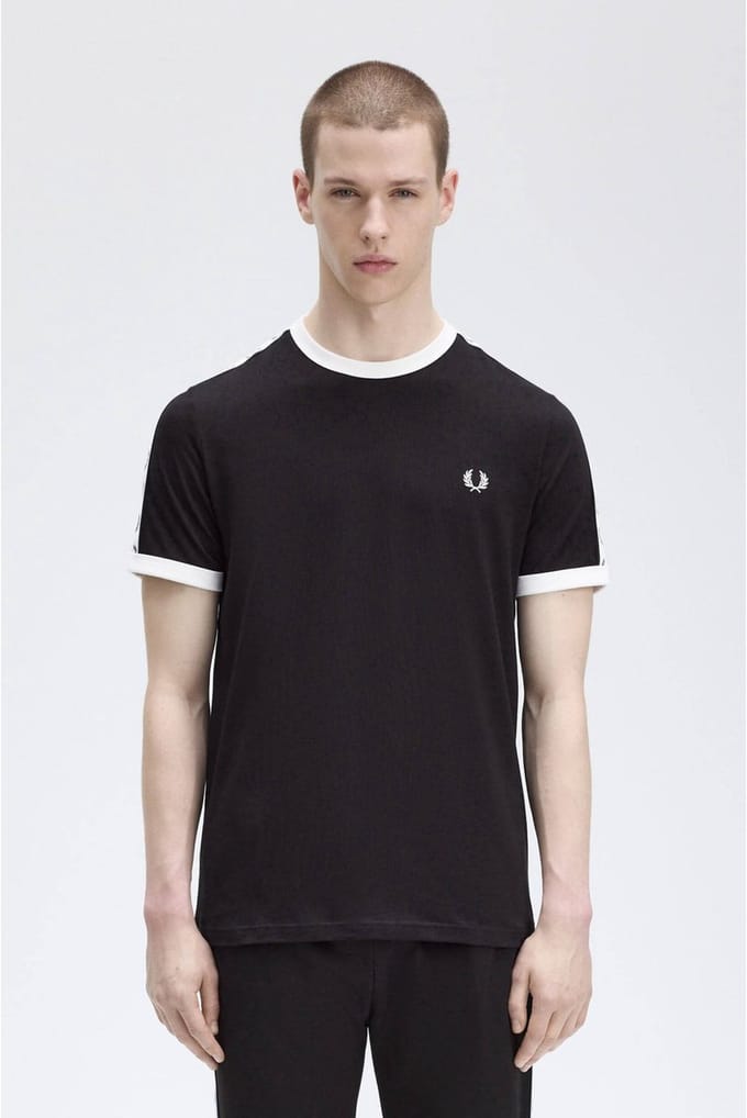 T-shirt Korte Mouw Fred Perry Taped Ringer T-shirt