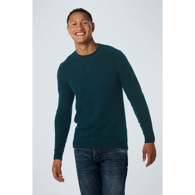 No Excess Pullover Crewneck Soft Stretch Ocean Größe: XXL | Pullover Outlet | Herren