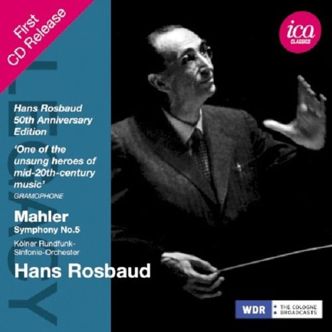 Kölner Fundfunk-Sinfonie-Orchester, Hans Rosbaud - Mahler: Symphony No.5 (CD)