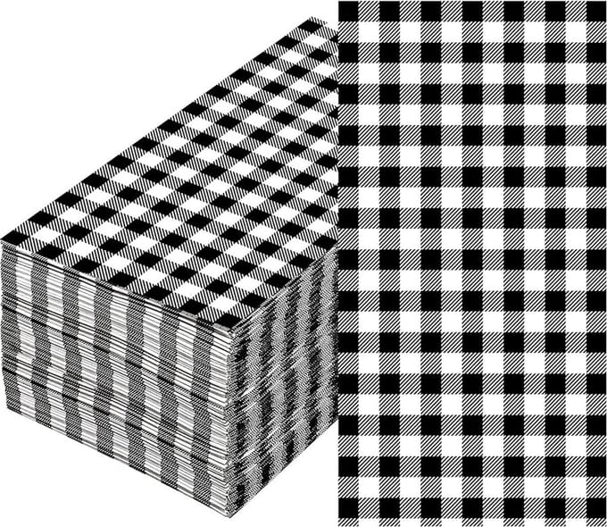 Tissue servet 24 x 24 cm Izza 3-laags 2000 St/Doos (8 x 250 St)