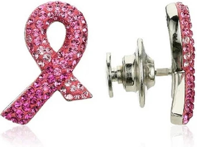 Swarovski Pink Hope pin