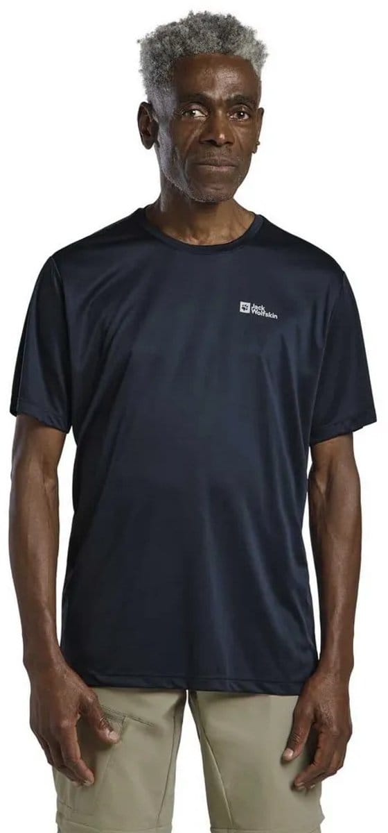 Jack Wolfskin Tech T-shirt Met Korte Mouwen Blauw S Man