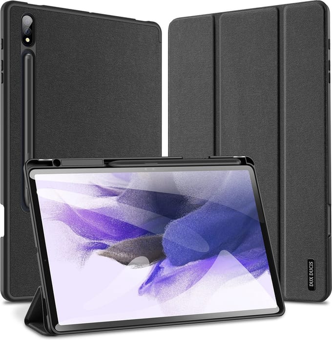 Dux Ducis Domo Bookcase geschikt voor Samsung Galaxy Tab S9 11.0 inch - Zwart