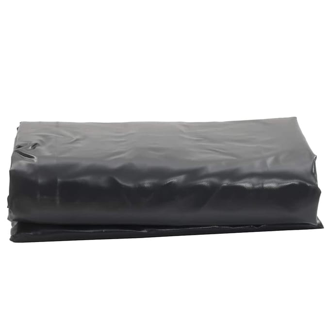 vidaXL - Zeil - 650g - / - m² - Antraciet - 5 - x - 7 - m - Canvas - met - PVC-coating