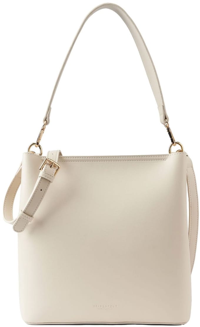 SEIDENFELT MANUFAKTUR Schoudertas Viiala Hobo Bag Buttermilk Crème