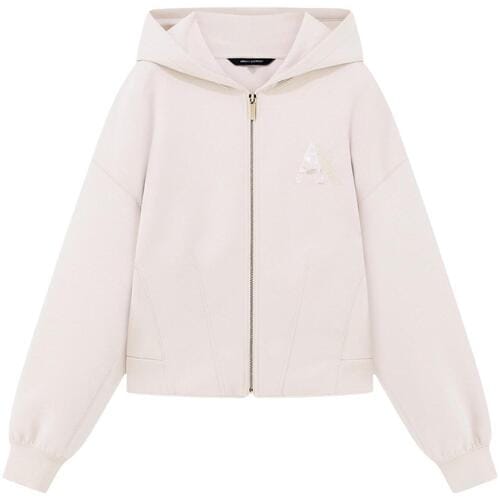 Armani Exchange Xw002861_af13397 Sweatshirt Met Rits Wit S Vrouw