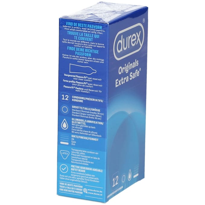 Durex - Originals Extra Safe Condooms 12 st.