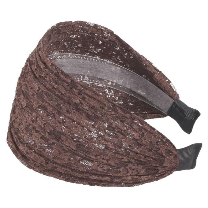 Bandeau Féminin Polyvalent Antidérapant Large Bandeau Headwear Accessoires pour Cheveux kaki